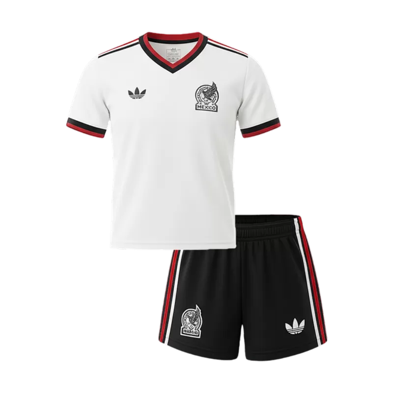 Mexico Away World Cup Kids Soccer Jerseys Kit 2026