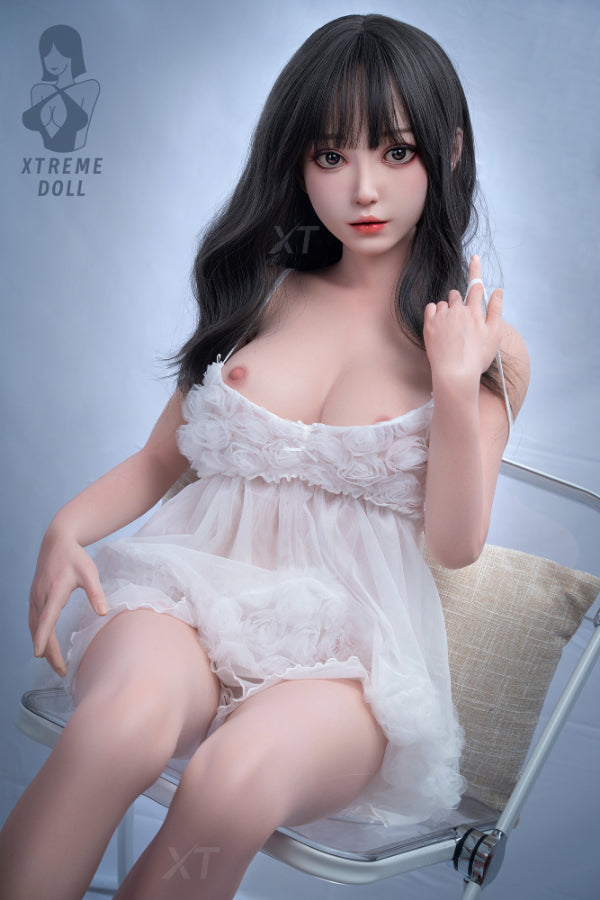 150cm/4ft11 D-cup Japanese Big Breast|Tits Full Silicone Sex Doll - Yin
