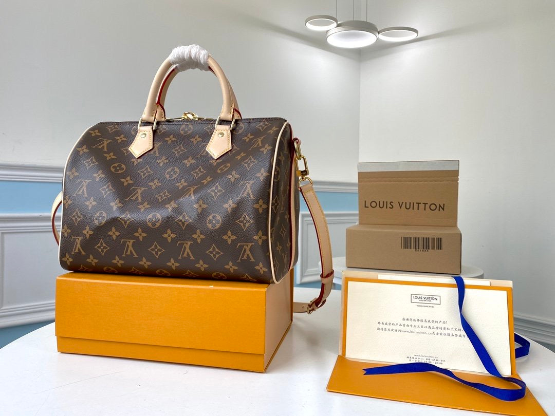 TOP Louis Vuitton LV Speedy 30 Bag 30x21x17cm - Monogram