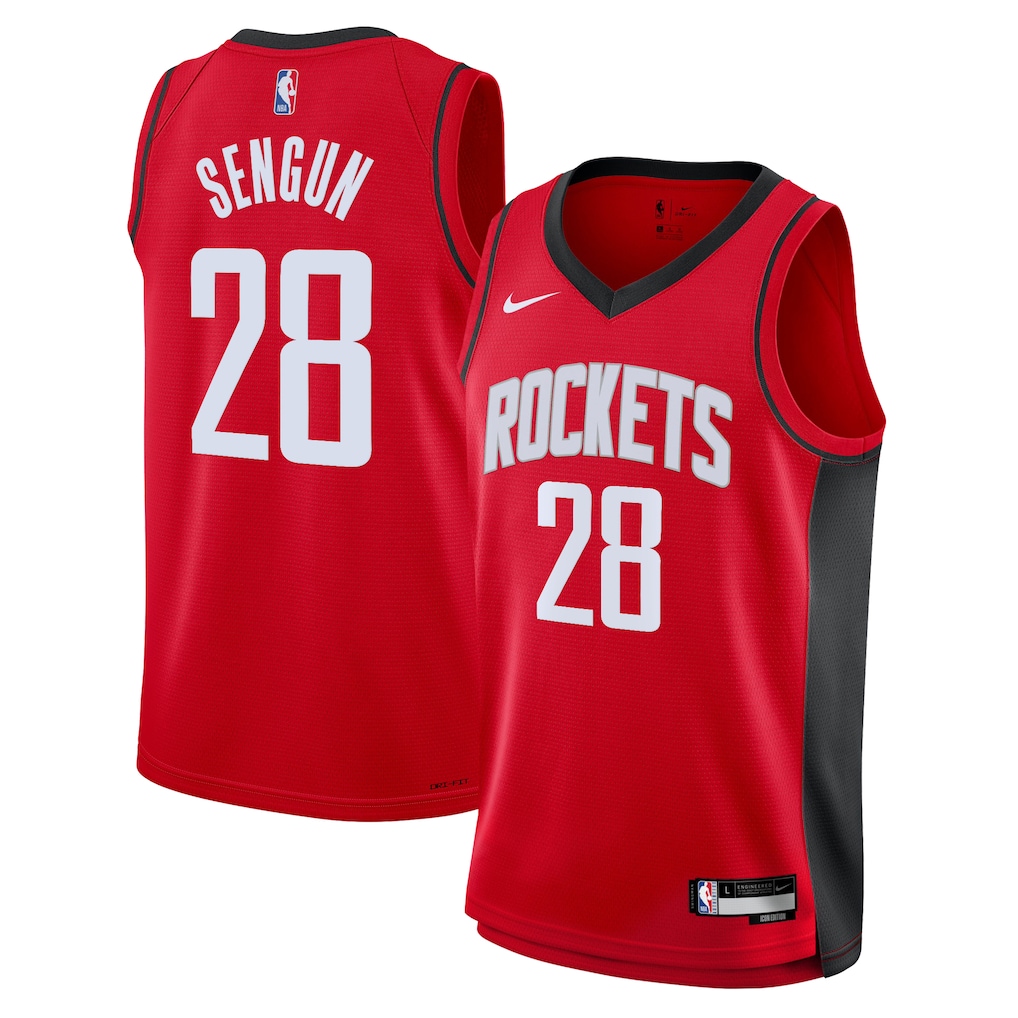 Alperen Sengun #28 Houston Rockets Men's Red Swingman Jersey Icon Edition