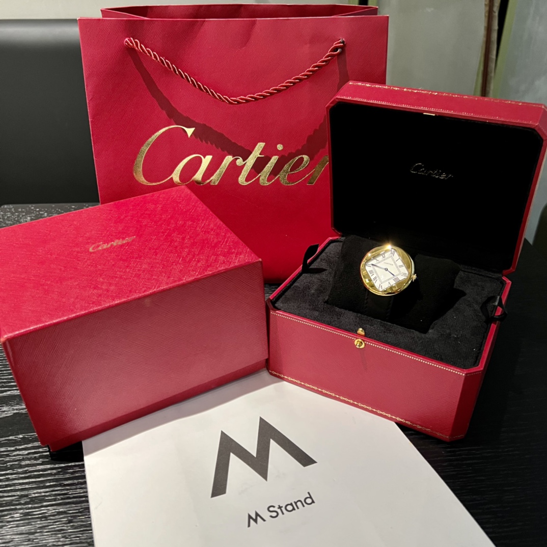 TOP Cartier A Round Pebbly Ball Shaped Watches - 3 Colors