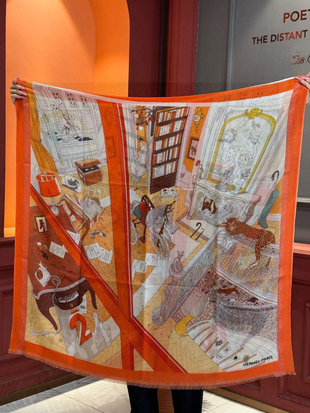TOP HERMES Cashmere Scarf 100 x 200 cm - 5 Colors