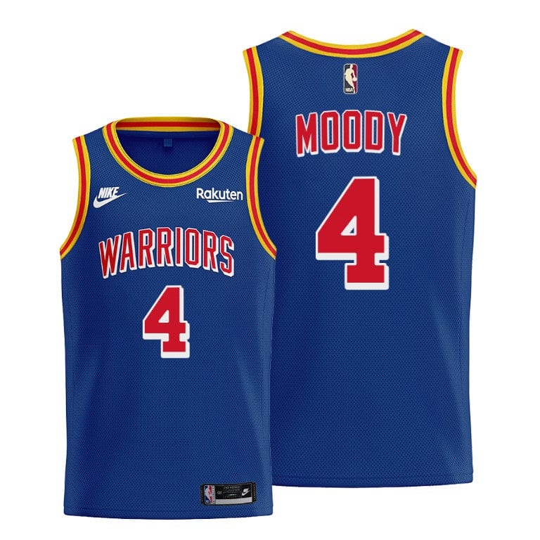 Moses Moody Golden State Warriors 75th Anniversary Jersey