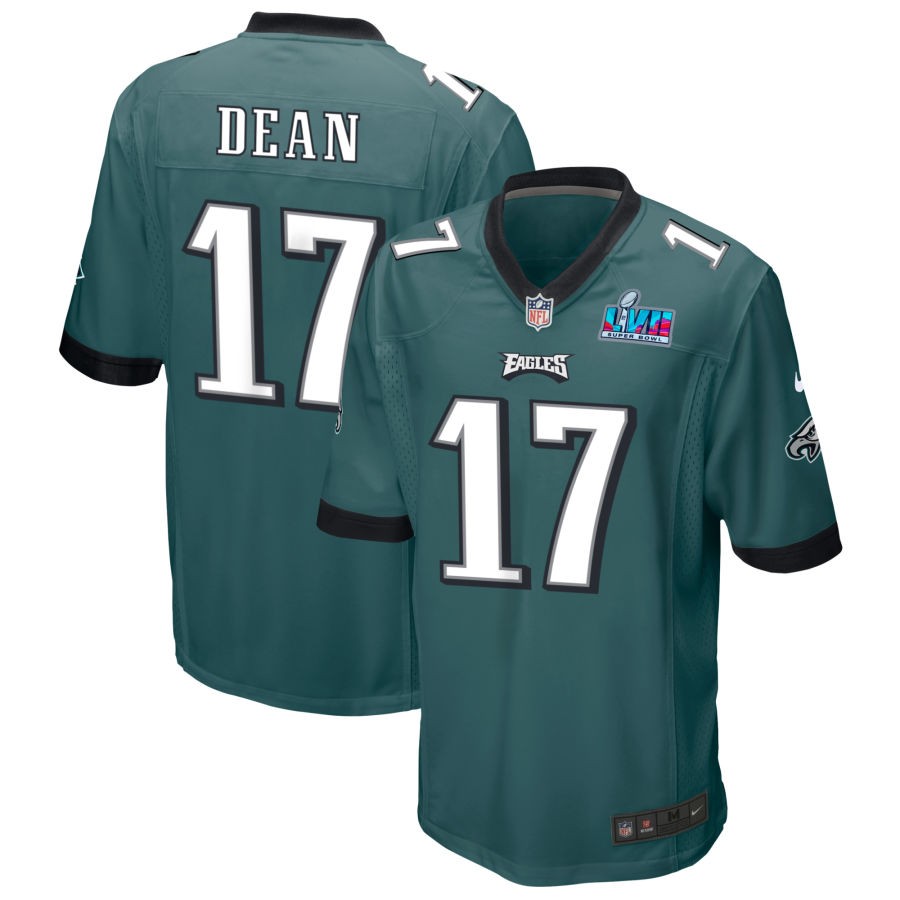Nakobe Dean Philadelphia Eagles  Super Bowl LVII Game Jersey - Midnight Green