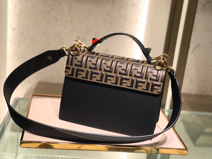TOP FENDI Kan Medium Top Handle Bag