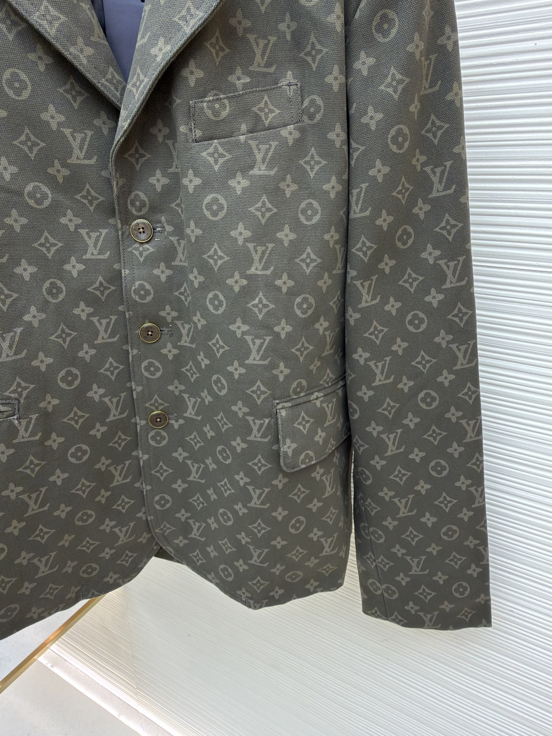 LOUIS VUITTON 满印字母提花西装