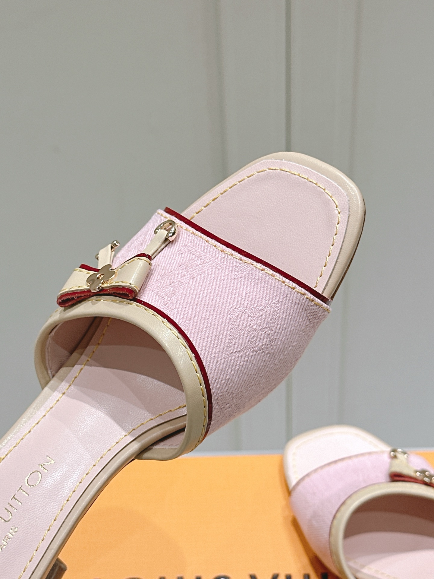 TOP Louis Vuitton LV x TM 5.5cm High-Heeled Slippers - 3 Colour