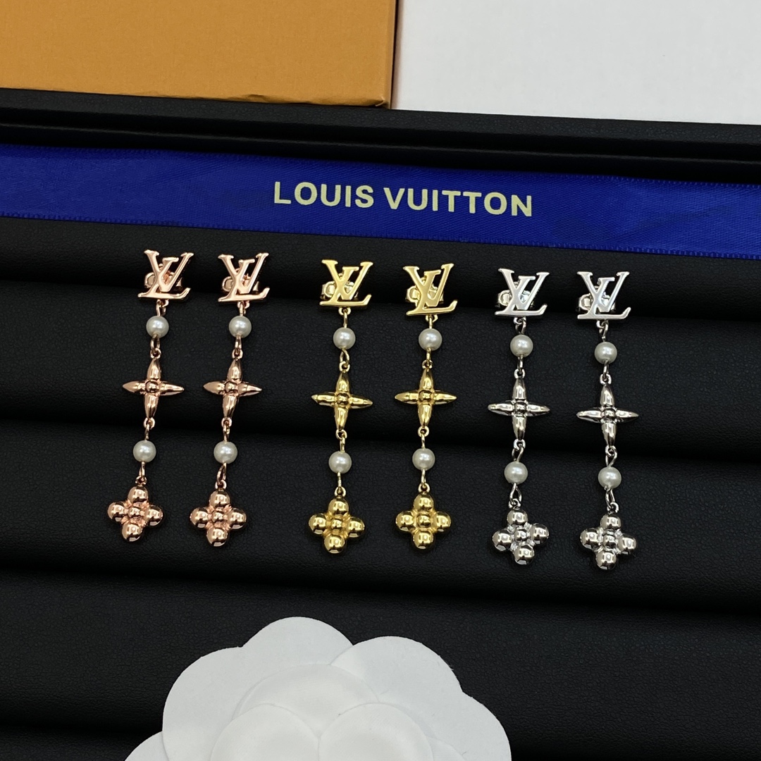 TOP Louis Vuitton LV Earrings - 3 Color