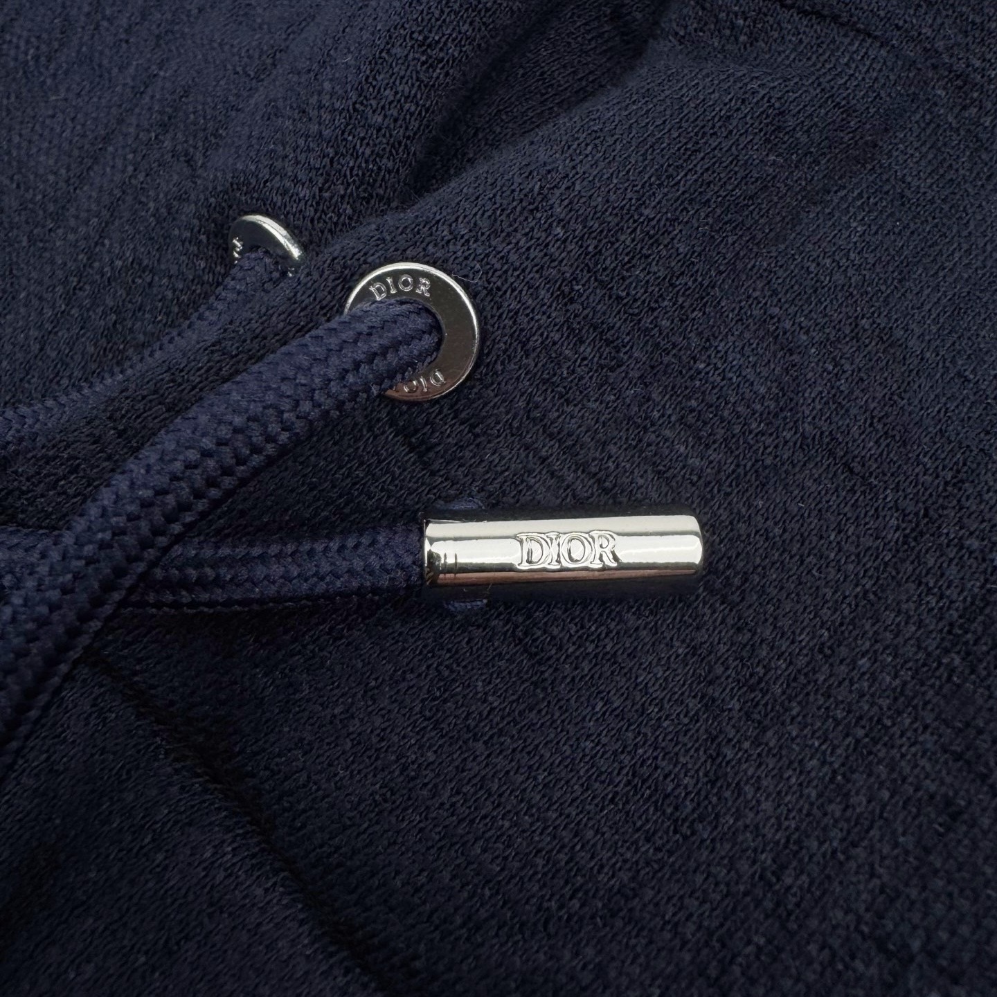 Dior Oblique 满印字母连帽卫衣（蓝色）