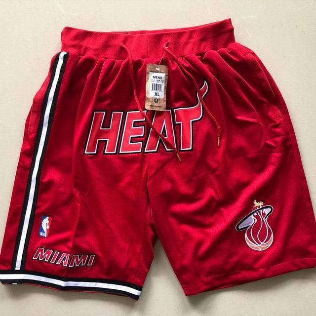 Miami Heat Red Basketball Shorts