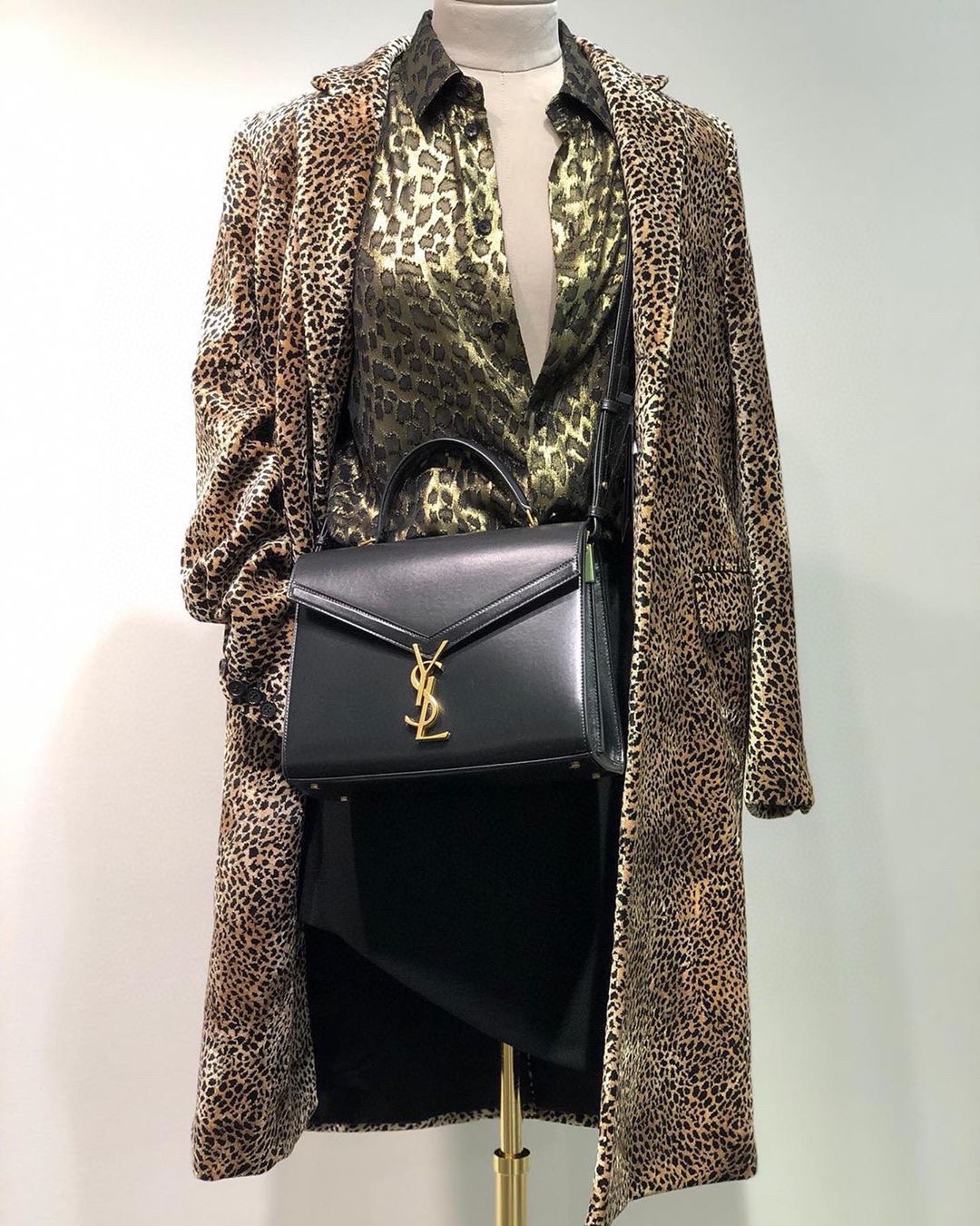 TOP Yves Saint Laurent YSL Cassandra Cowhide Bag - GHW - 3 Color