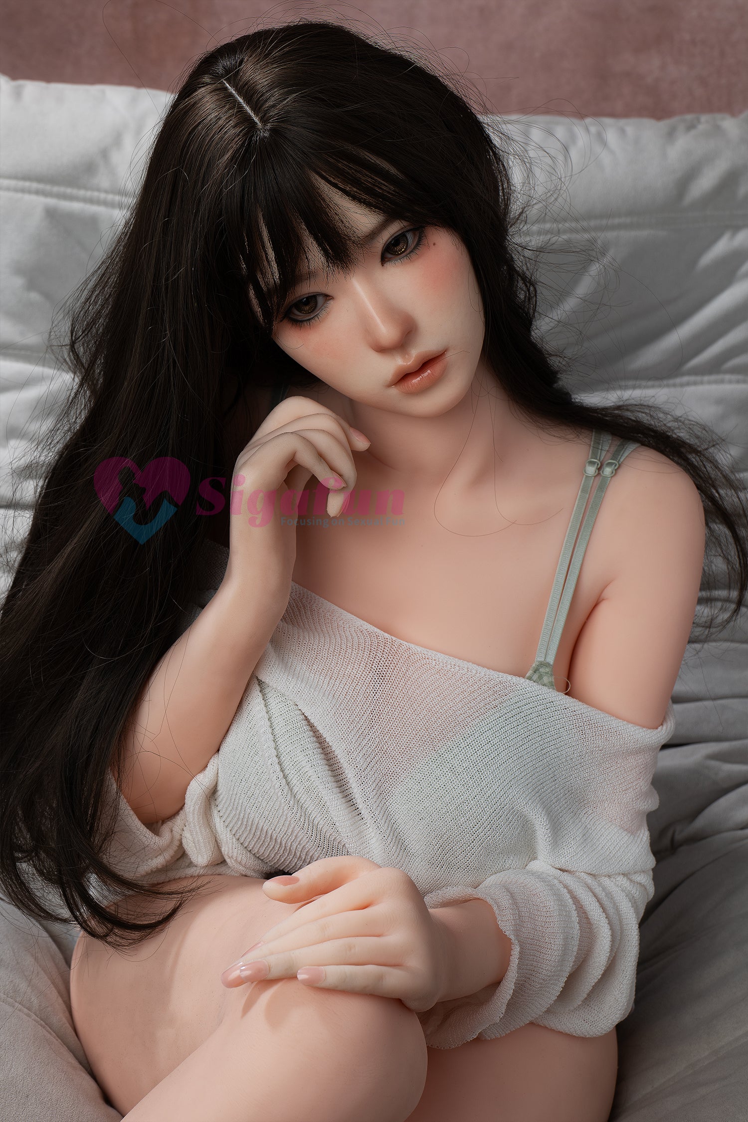 US In Stock - 159cm/5ft3 E-Cup Silicone Head Sex Doll - SG5 Natural