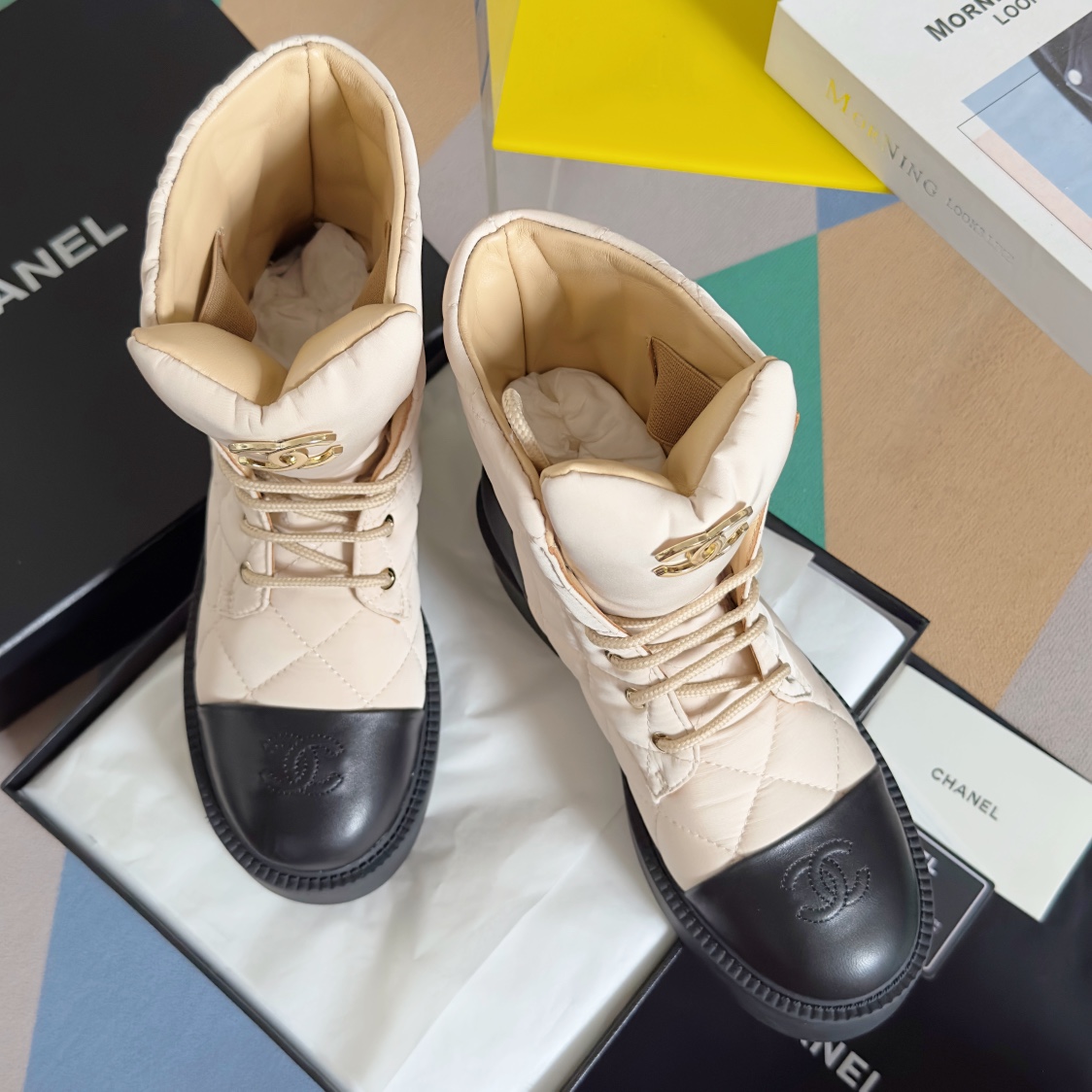 Tops CHANEL Down Short Boots - 4.5CM - 3 Colors