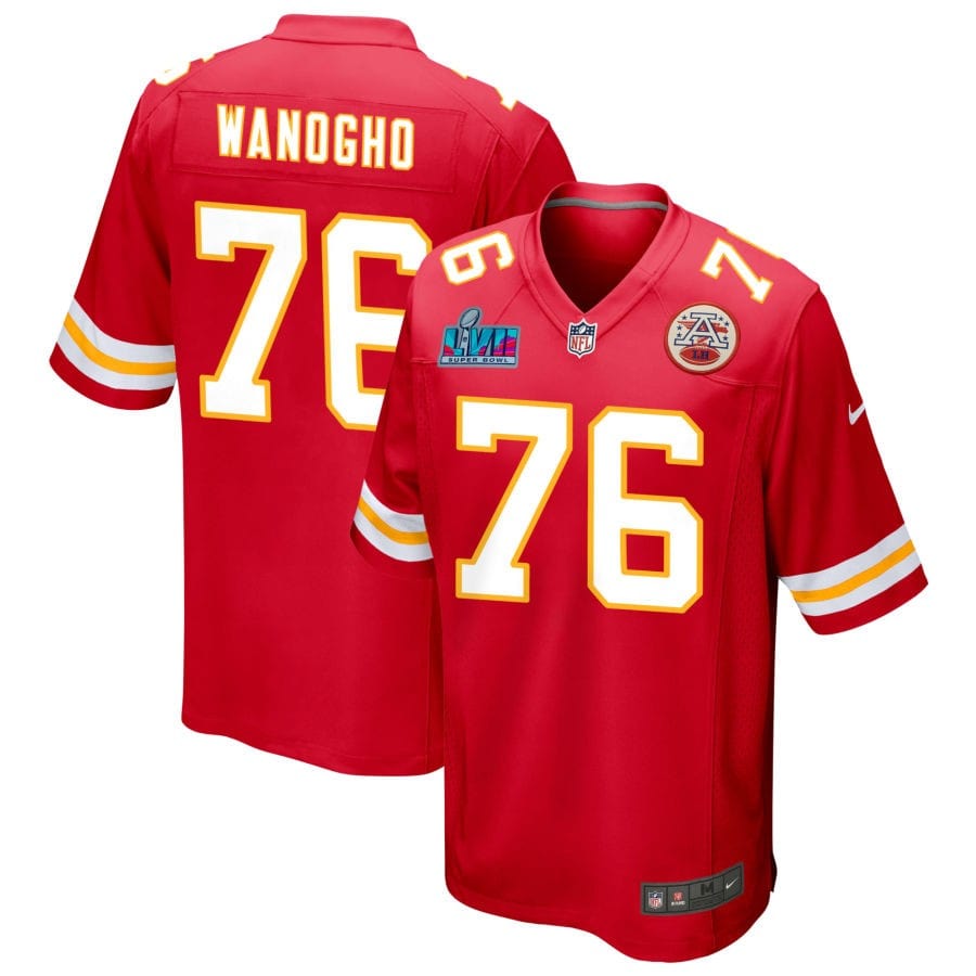 Prince Tega Wanogho Kansas City Chiefs  Super Bowl LVII Game Jersey - Red