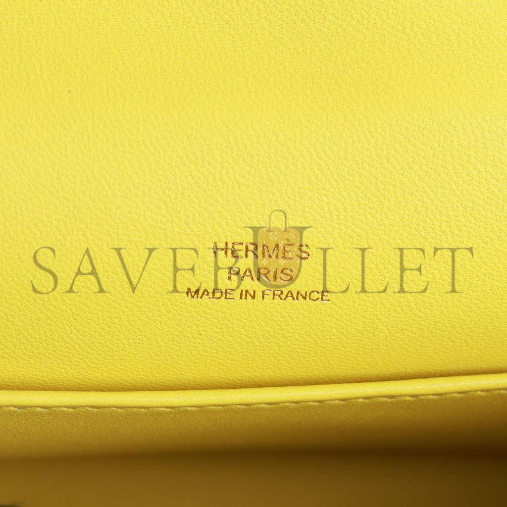 HERMES KELLY POCHETTE EPSOM GOLD HARDWARE (22*14*7cm)