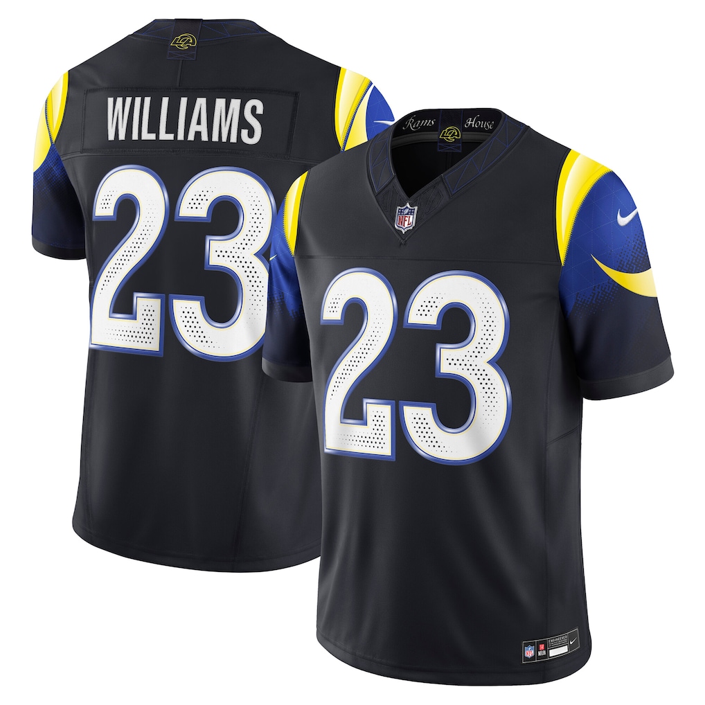 Men's Kyren Williams Midnight Blue Los Angeles Rams 2025 Rivalries Collection Limited Jersey