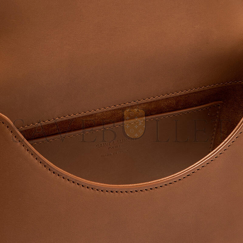 YSL VOLTAIRE TOP HANDLE IN CANVAS AND LEATHER 818896FACW69856 (17.5*21*8cm)