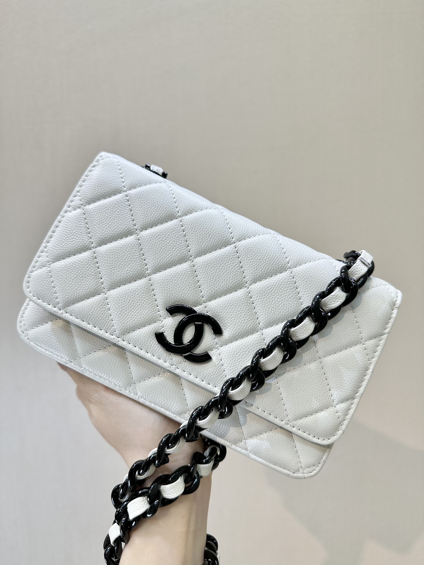 TOP CHANEL Caviar Quilted My Everything Woc Bag 19×12×4cm - 2 Color