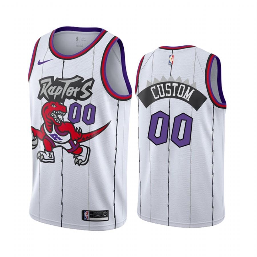 Custom Toronto Raptors Throwback Jersey