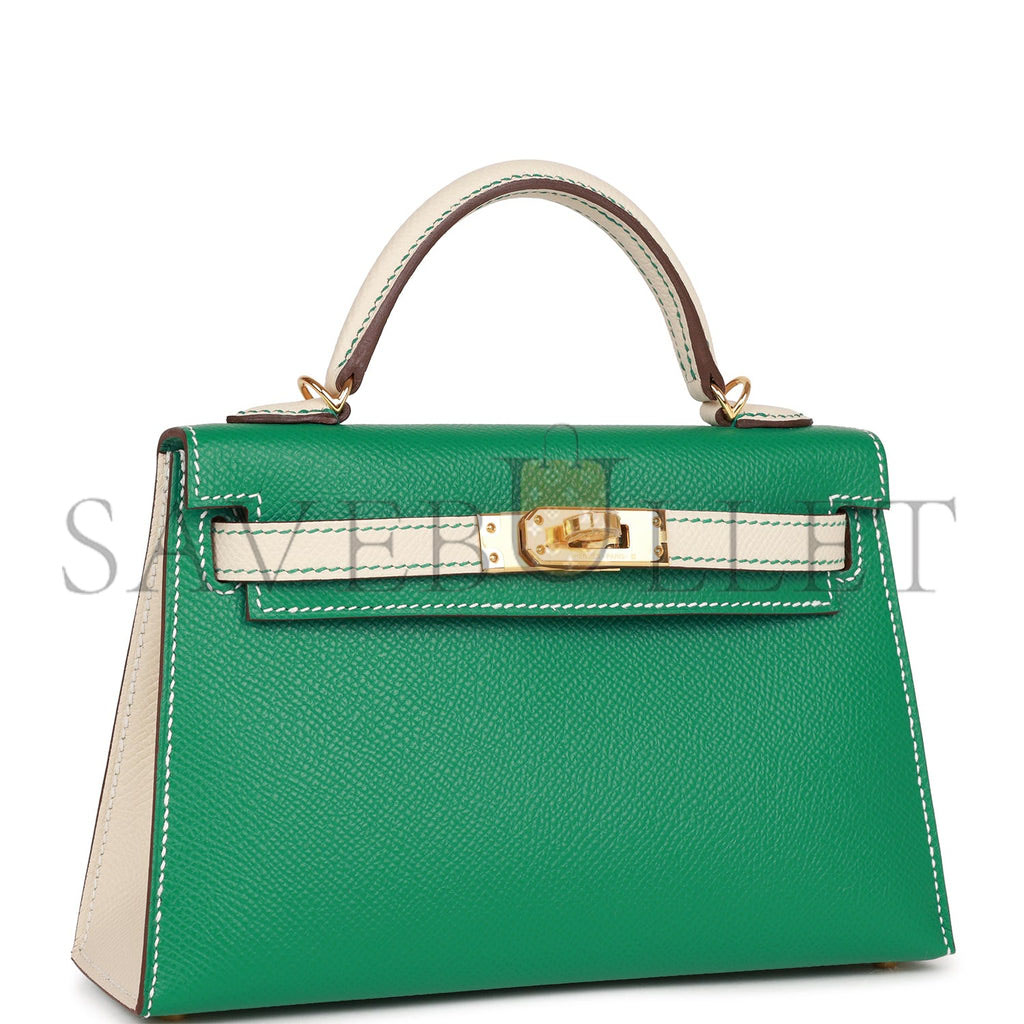 HERMES MINI KELLY EPSOM GOLD HARDWARE (19*12*5.5cm)