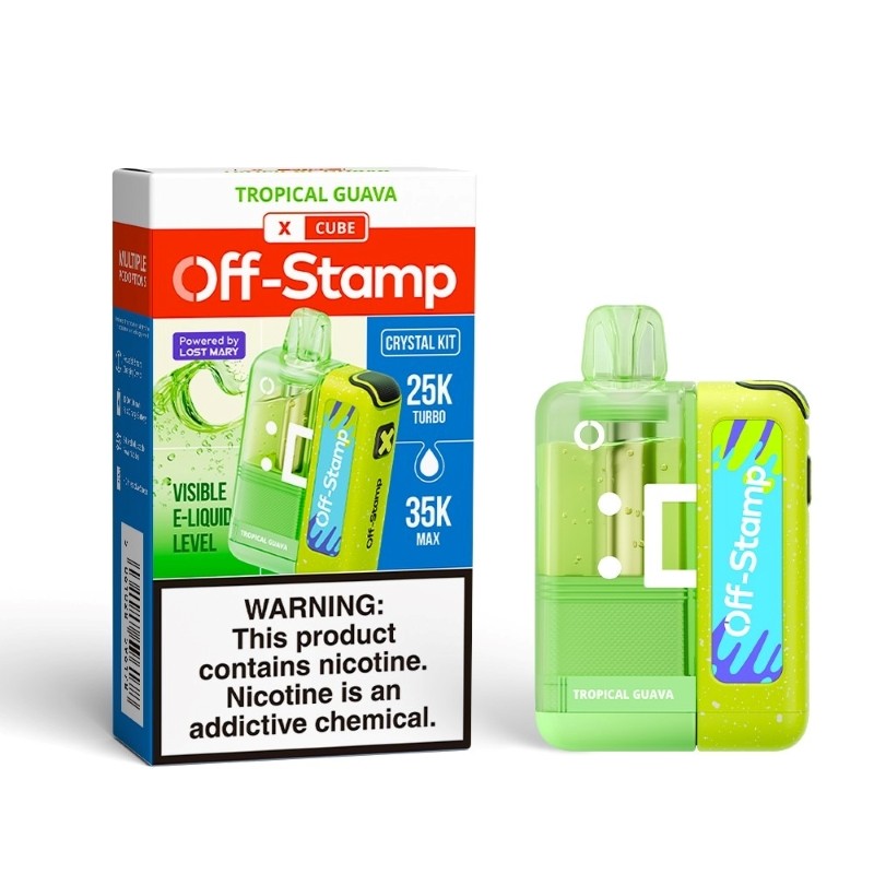 Off-Stamp X-CUBE Crystal 35K Disposable Kit (5%, 35000 Puffs)