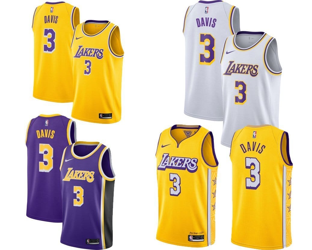 Anthony Davis Los Angeles Lakers City Edition Jersey