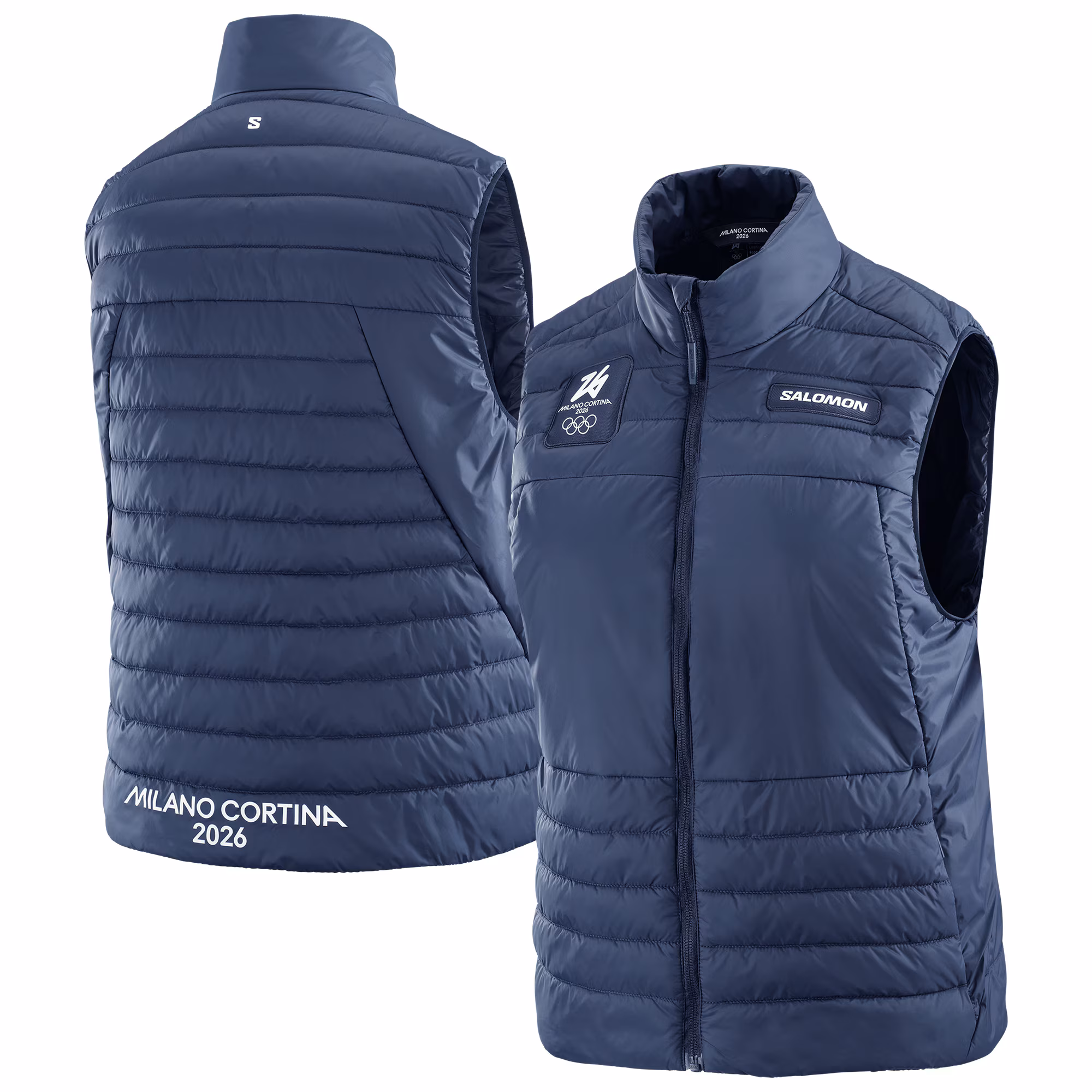 Milano Cortina 2026 Olympics Salomon Insulated Vest - Navy - Womens
