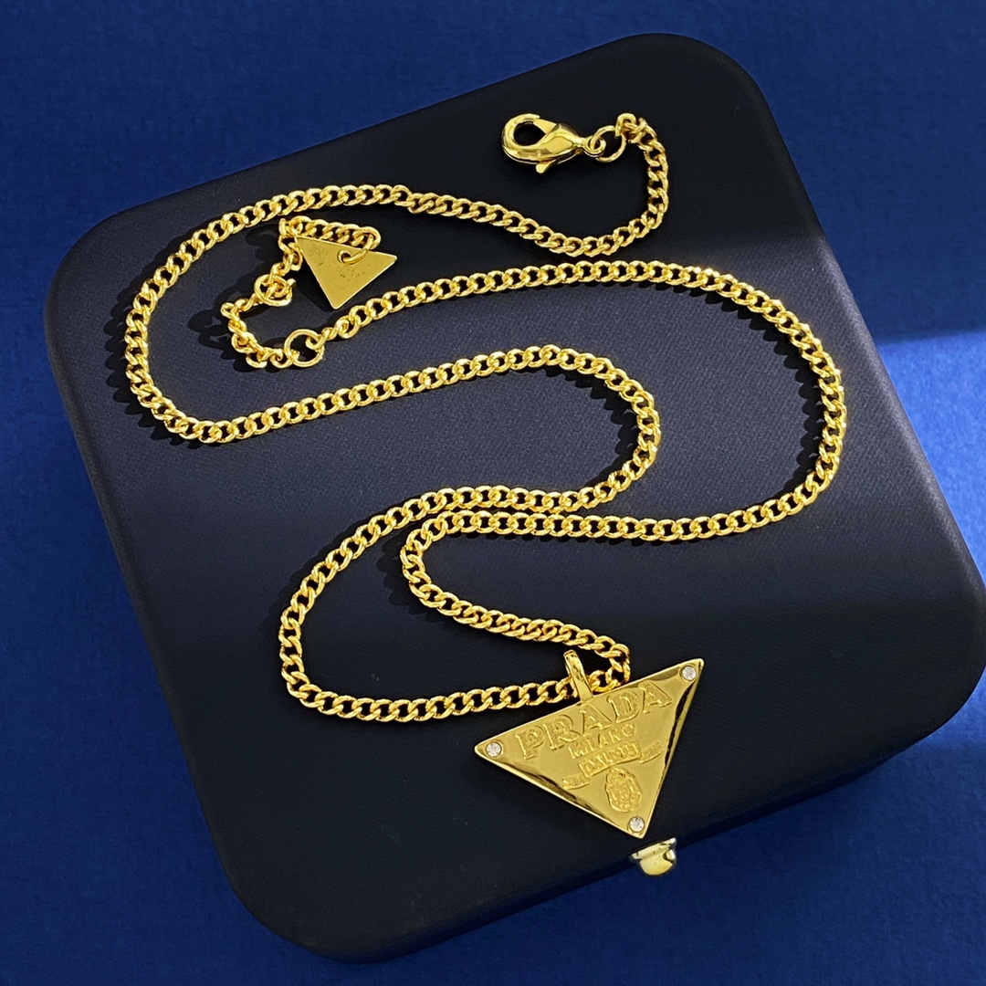 TOP PRADA Necklace - 2 Colors