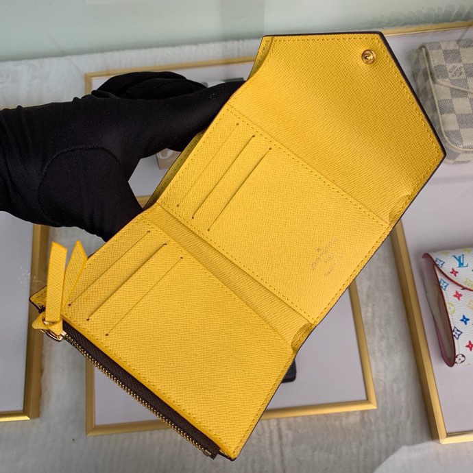 TOP Louis Vuitton LV LV Damier Victorine Wallet - 16 colors