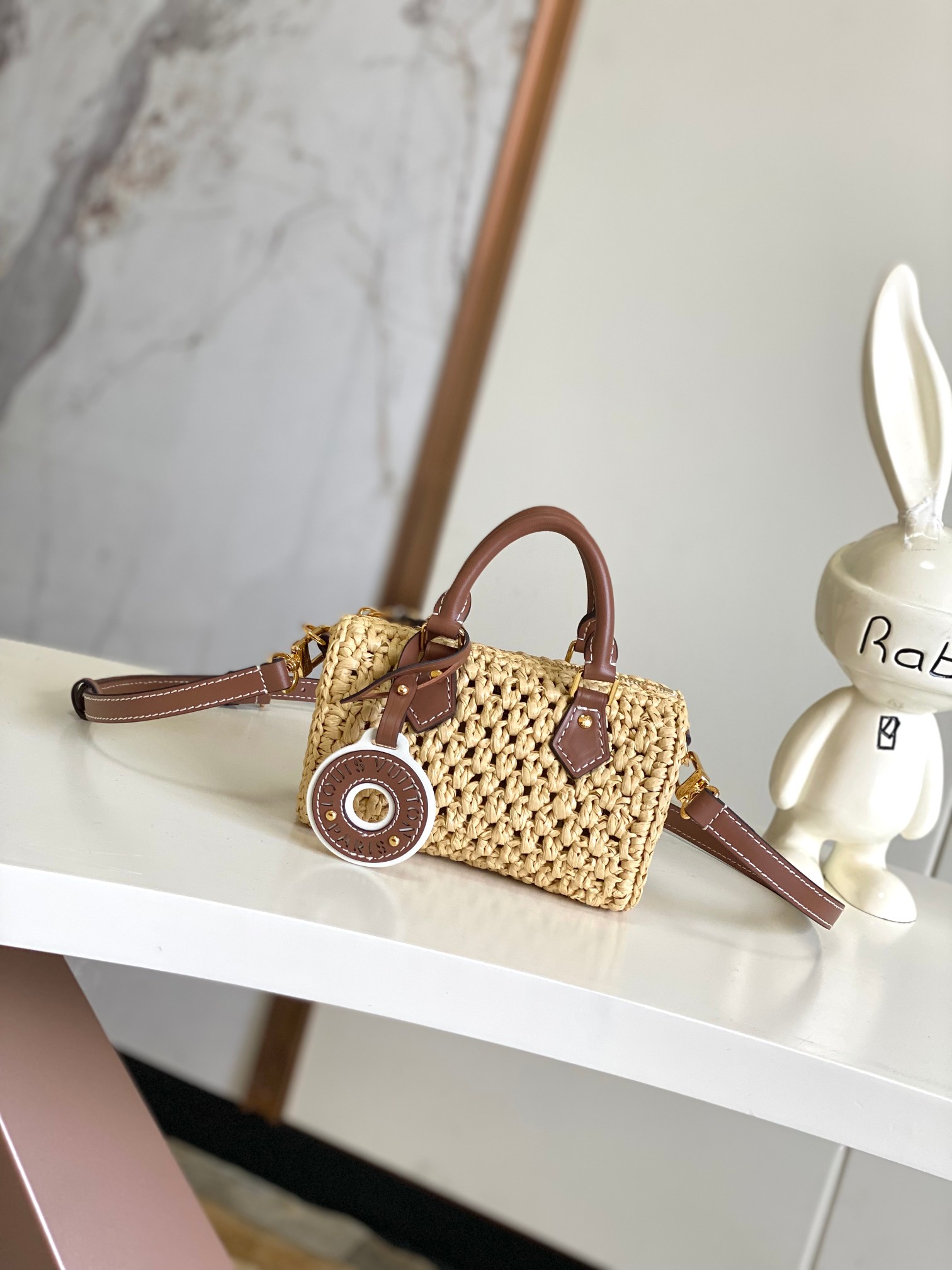 TOP Louis Vuitton LV By The Pool Nano Speedy Bag 16×10×7.5 cm - Beige