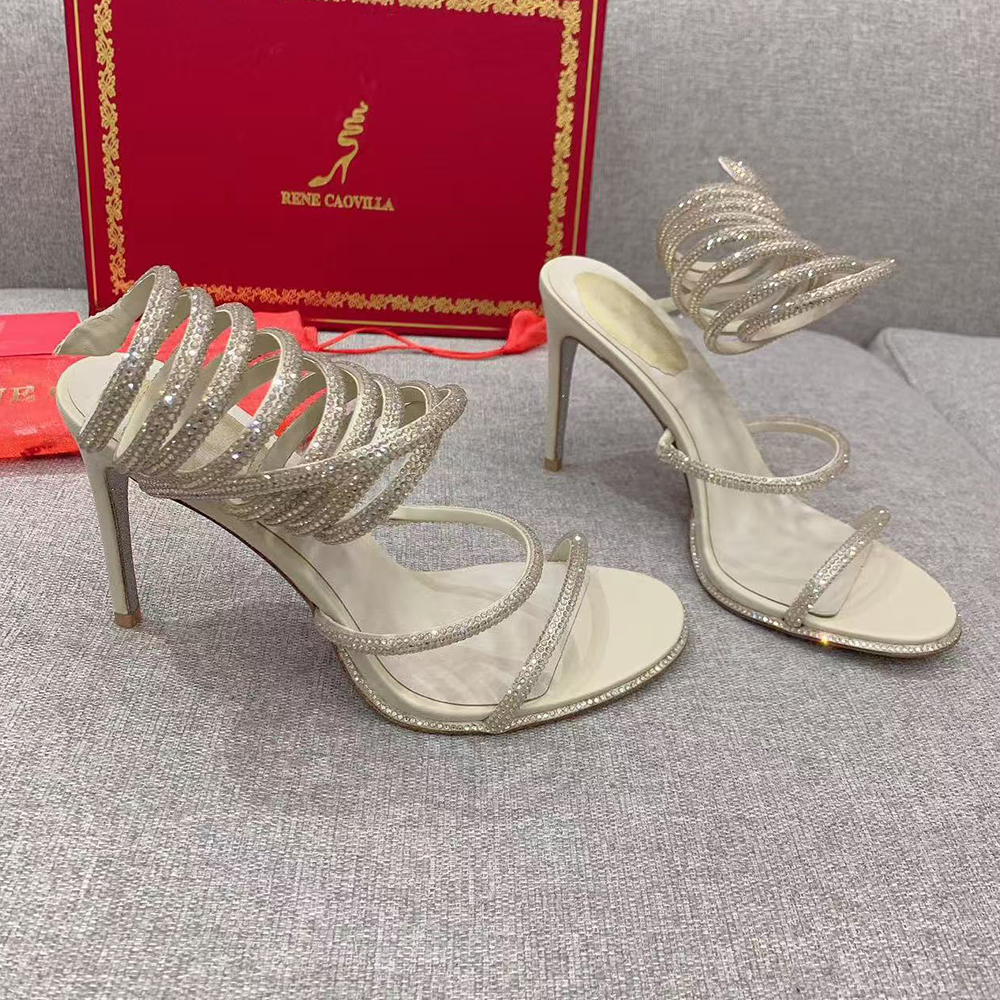 Rene Caovilla Chandelier Elegant Evening Sandals (Replica)