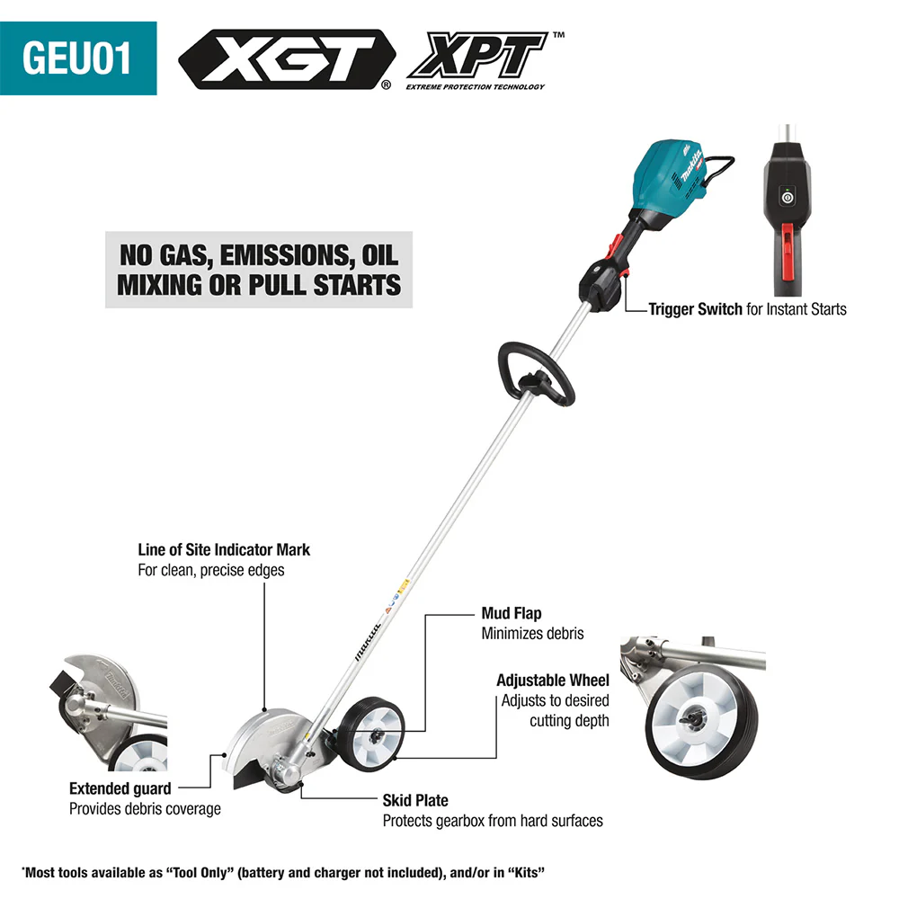 GEU01Z 40V max XGT Brushless Cordless Edger - Bare Tool