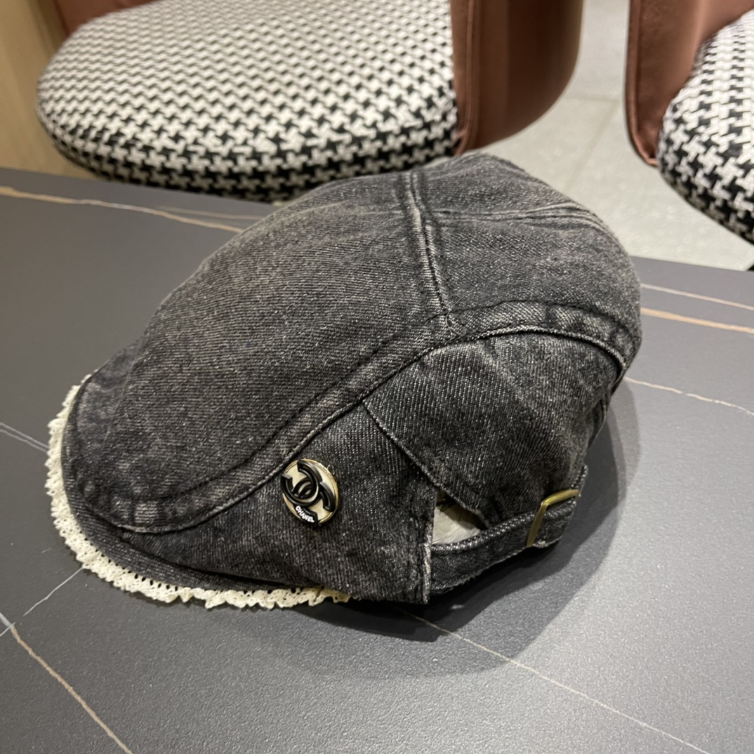 TOP CHANEL Retro Art Berett - 3 Colour