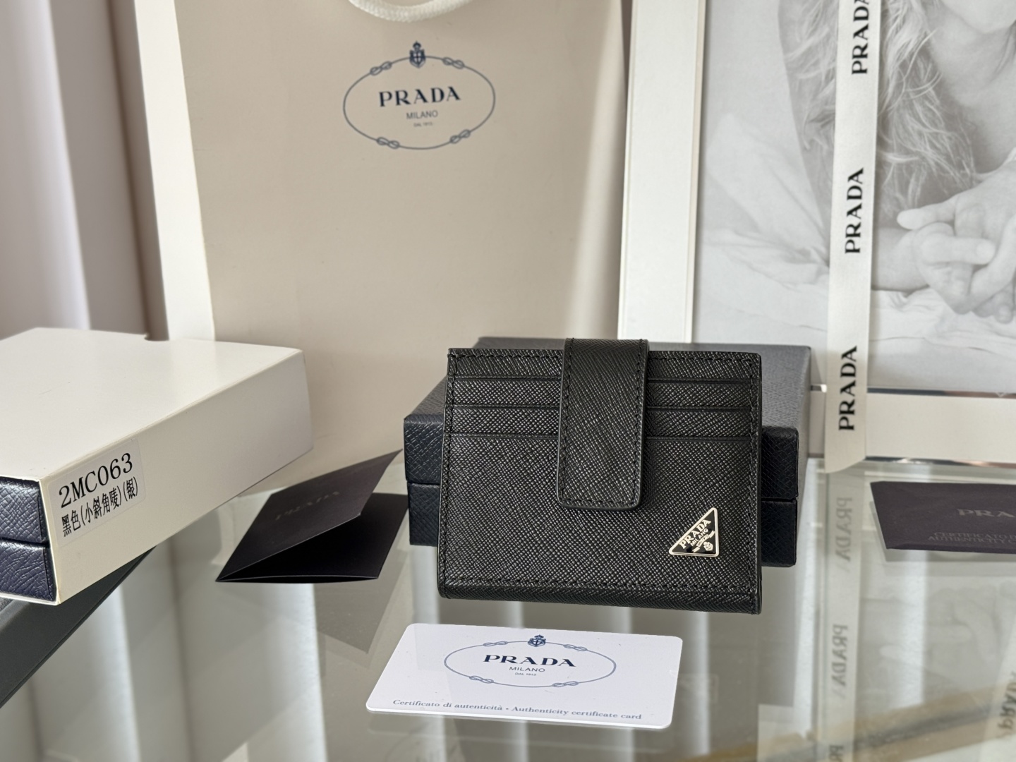 TOP PRADA Men's Card Holdert 10x8cm - 3 Colors