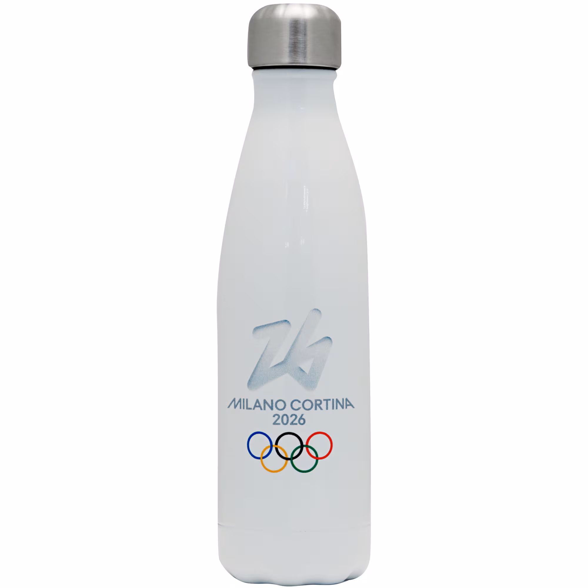 Milano Cortina 2026 Olympics Waterbottle - White
