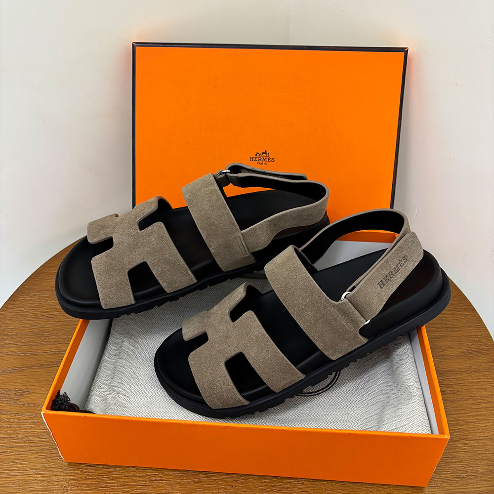 Hermès Chypre leather sandals （Replica）