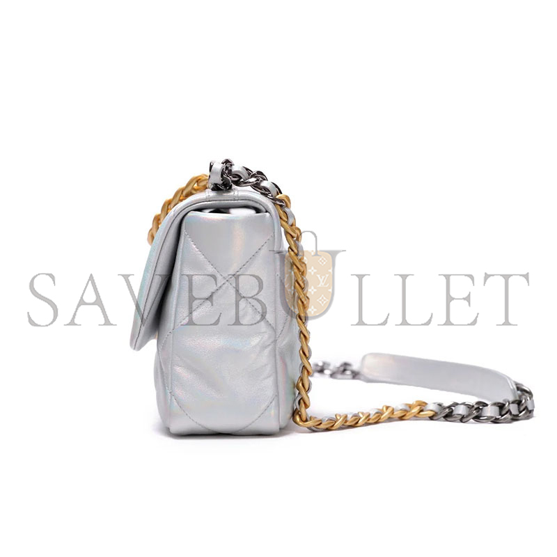 CHANEL IRIDESCENT MEDIUM 19 FLAP AS1160 (26*17*8cm)