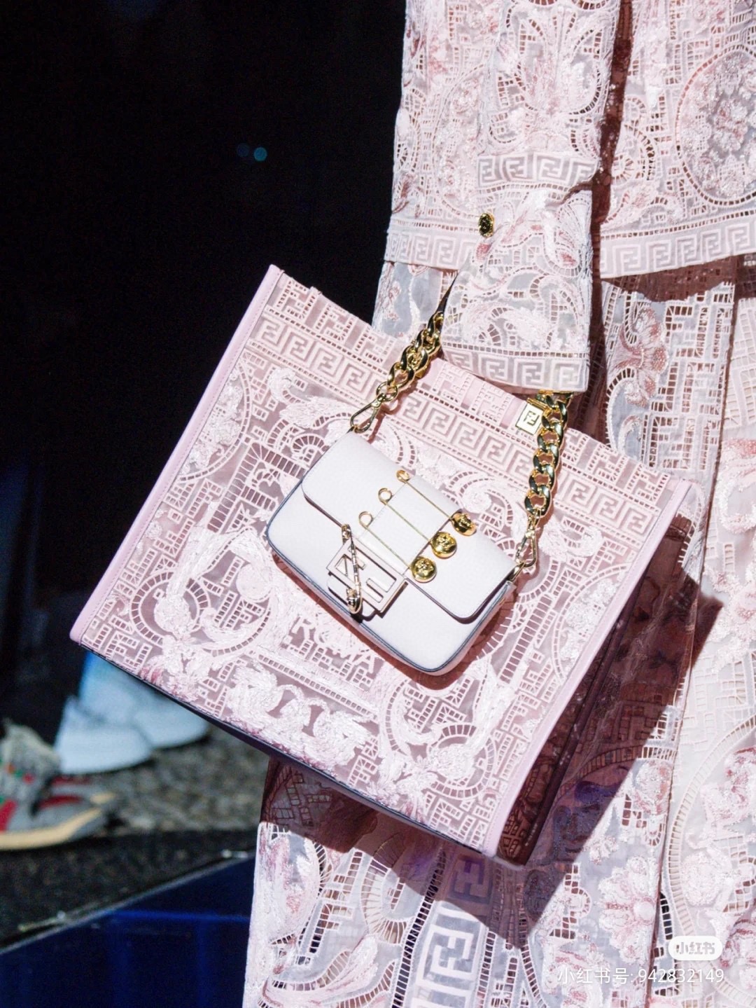 TOP FENDI x Versace| Baguette Co-Branded Pin Bags - 20x13x5cm - 4 Colors&GHW