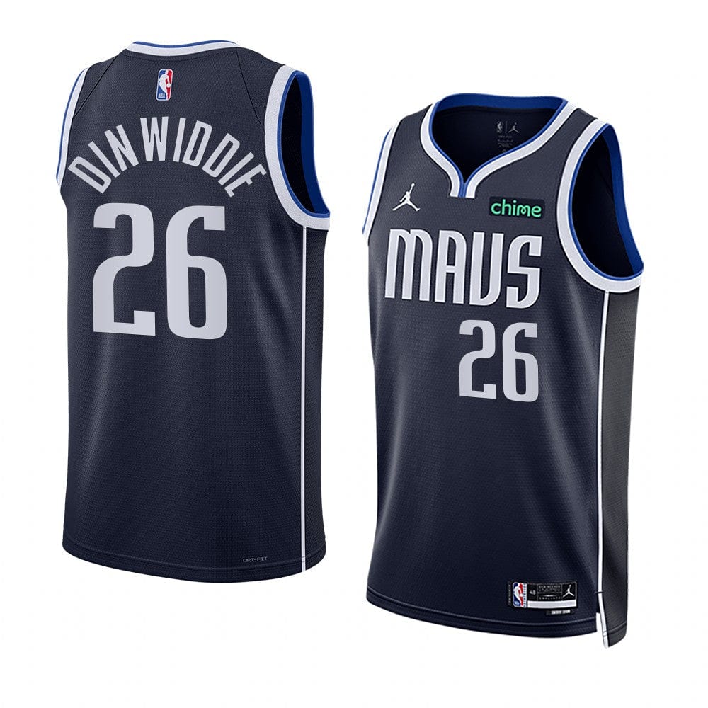 Spencer Dinwiddie Dallas Mavericks 2022-23 Statement Jersey
