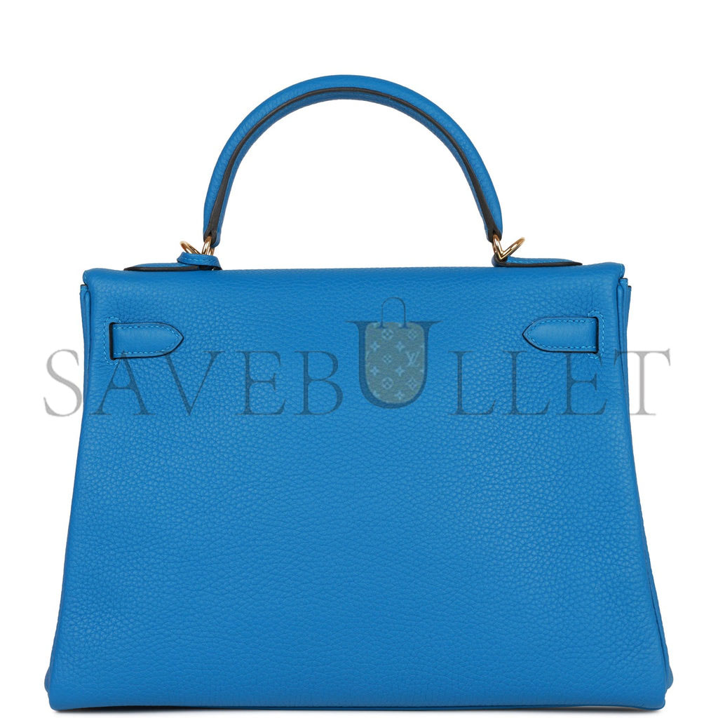 HERMES KELLY 32 CLEMENCE GOLD HARDWARE (32*23*10.5cm)