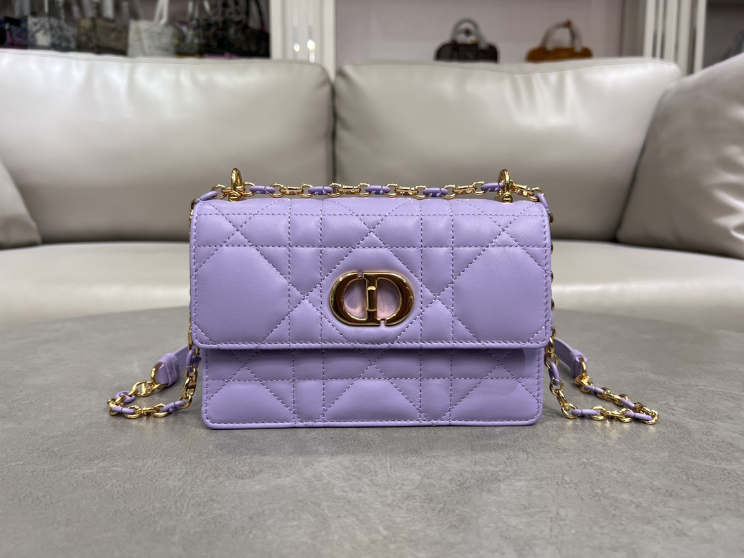 TOP Christian Dior Miss Caro Mini Chain Handbag 18×12×5.5cm - 4 Colors