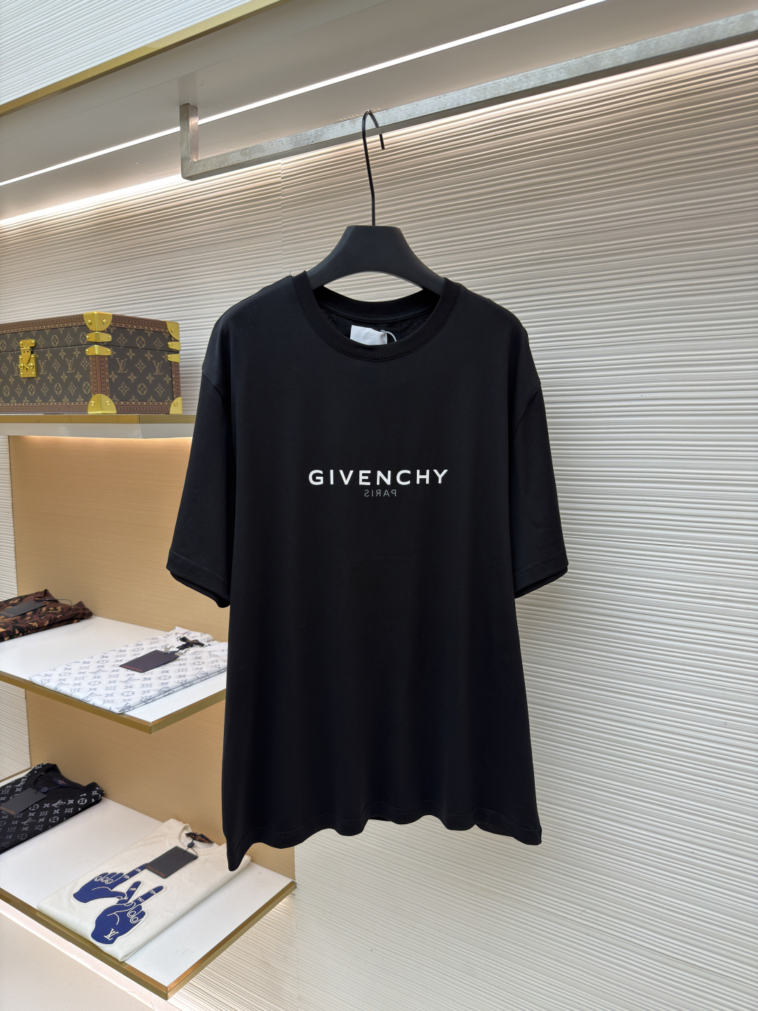 Givenchy 双层字母Logo印花短袖T恤