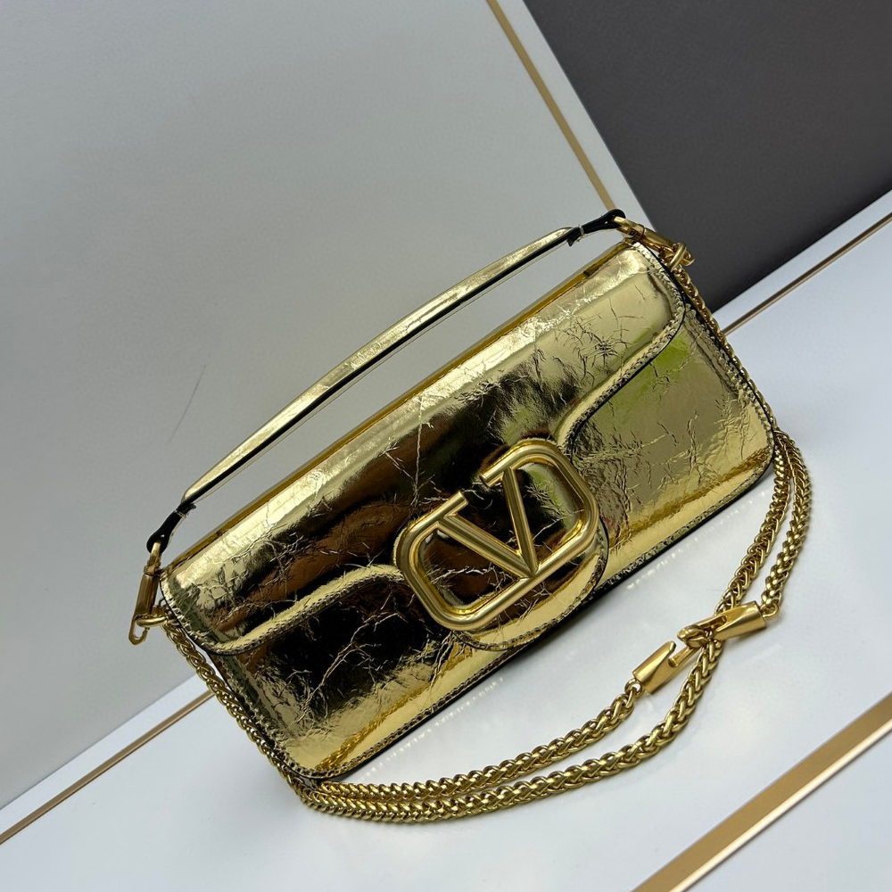Valentino GARAVANILOcò Metallic Calfskin Bag  (Replica)
