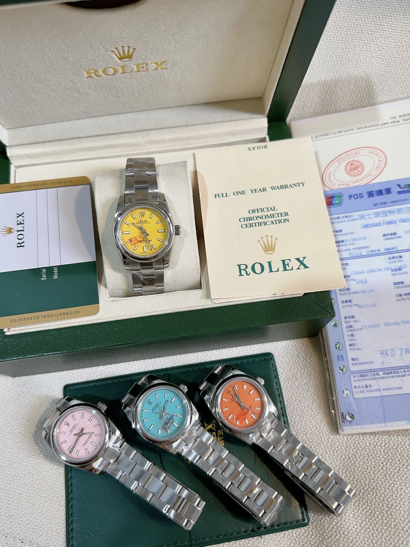 TOP ROLEX Watch Silver 31mm - 4 Colors