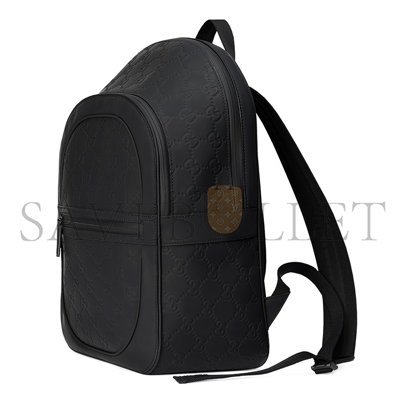 GUCCI RUBBER-EFFECT MEDIUM BACKPACK 771280 (34*26*14cm)