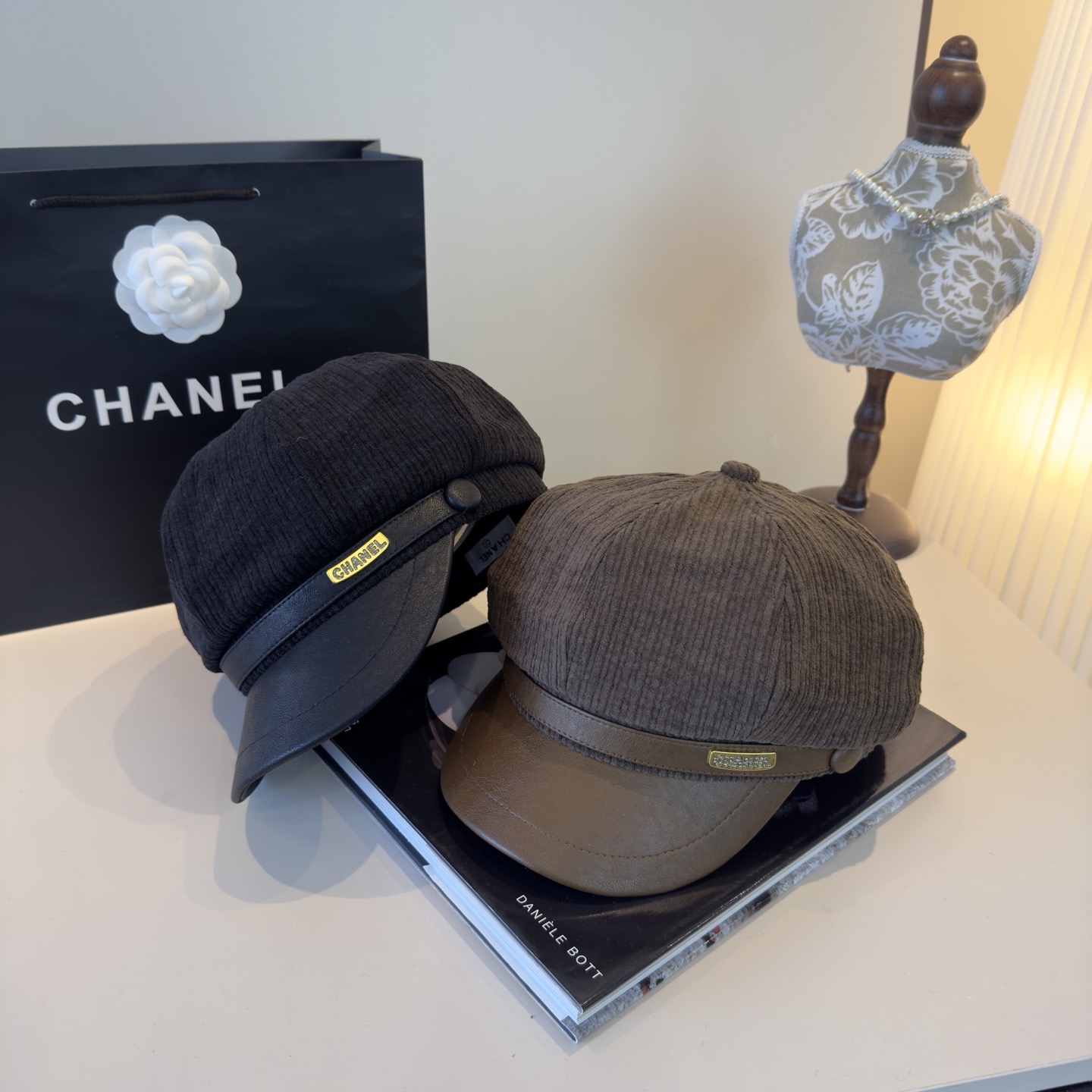 TOP CHANEL Beret Hat - 2 Colors
