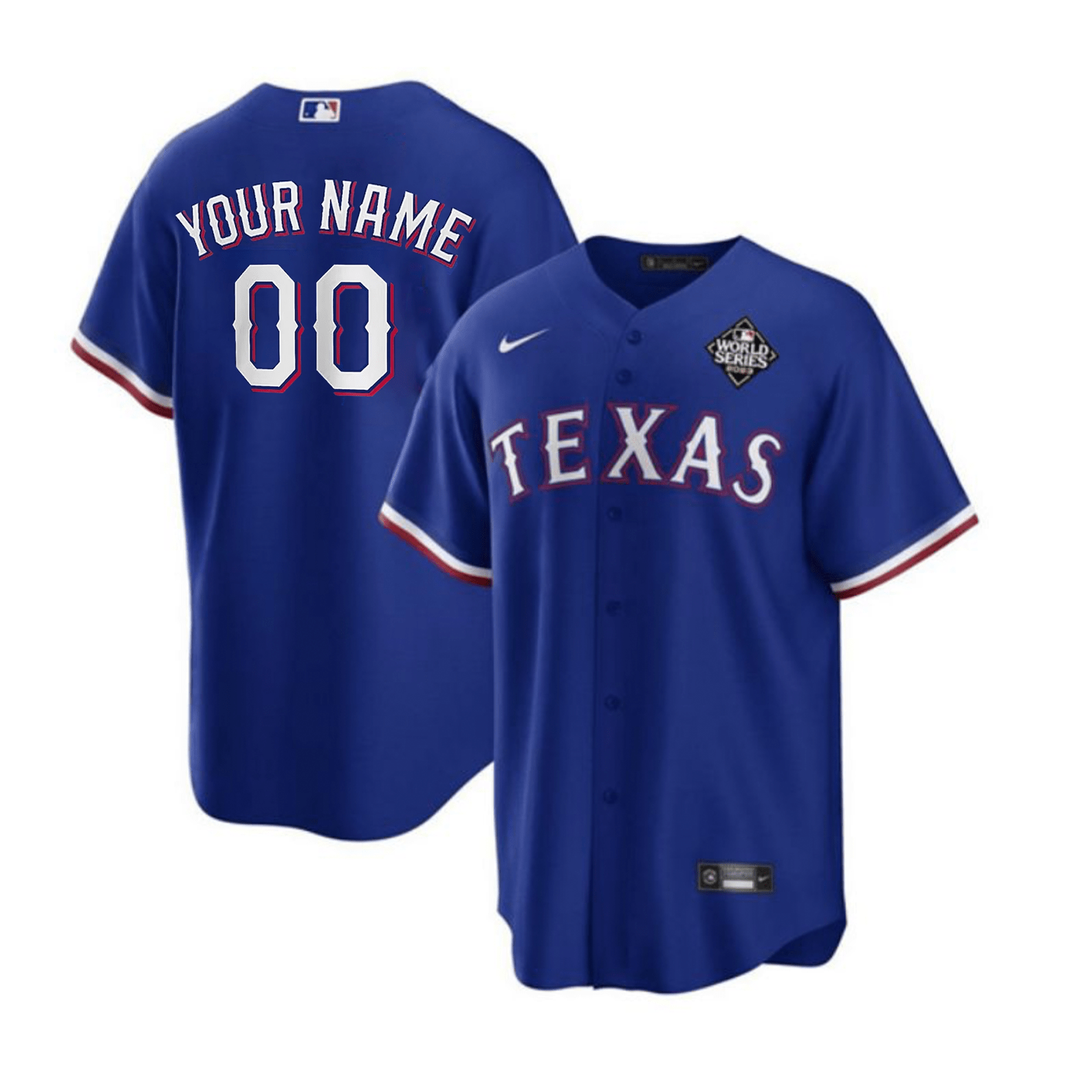Texas Rangers World Series Jerseys