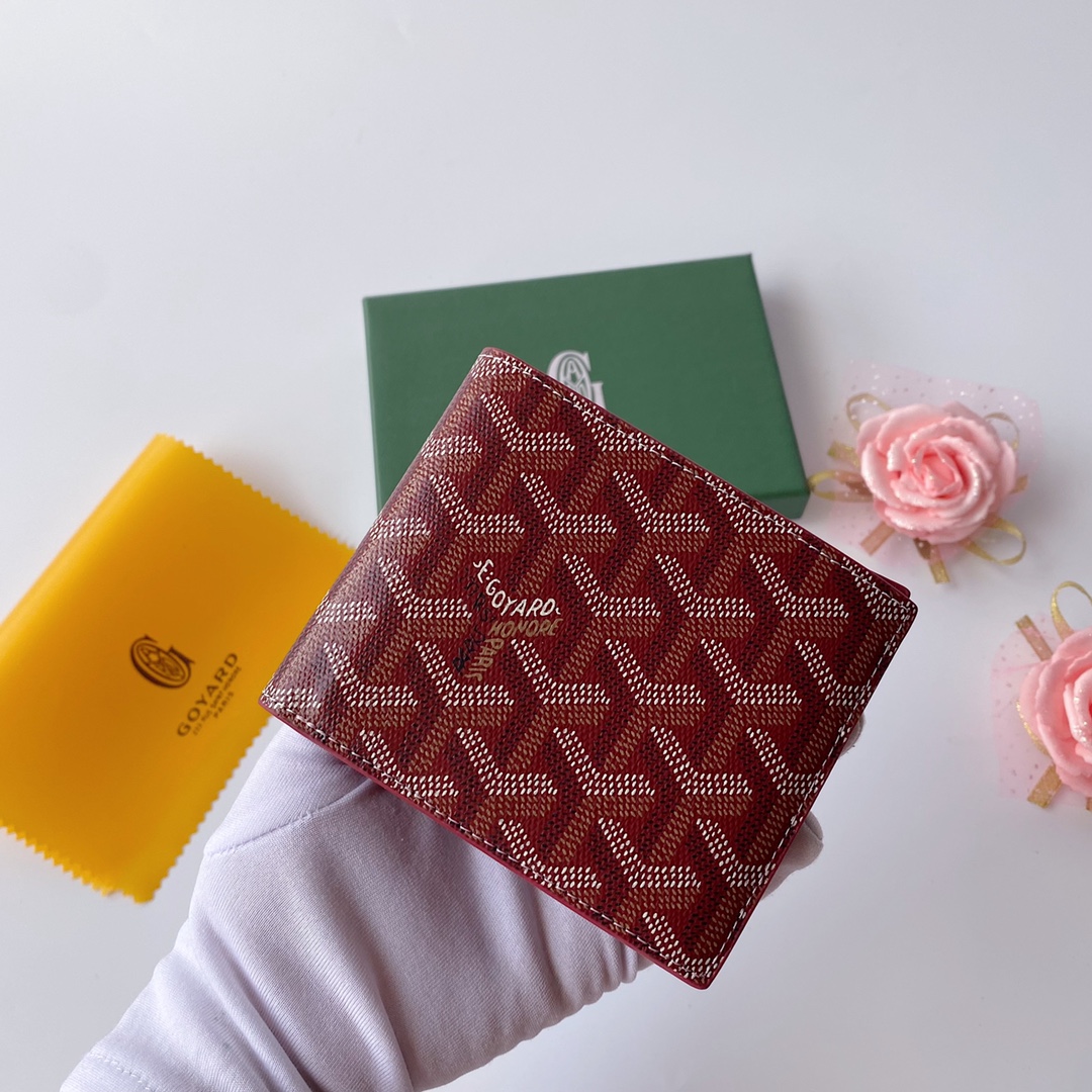 Goyard Victoire Canvas&Leather Wallet(Replica)