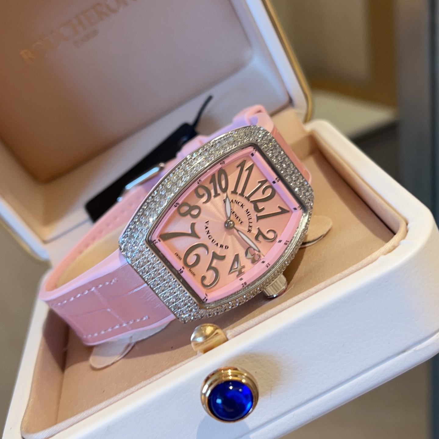 TOP Franck Muller V32 Women's Watch 32mm - Pink