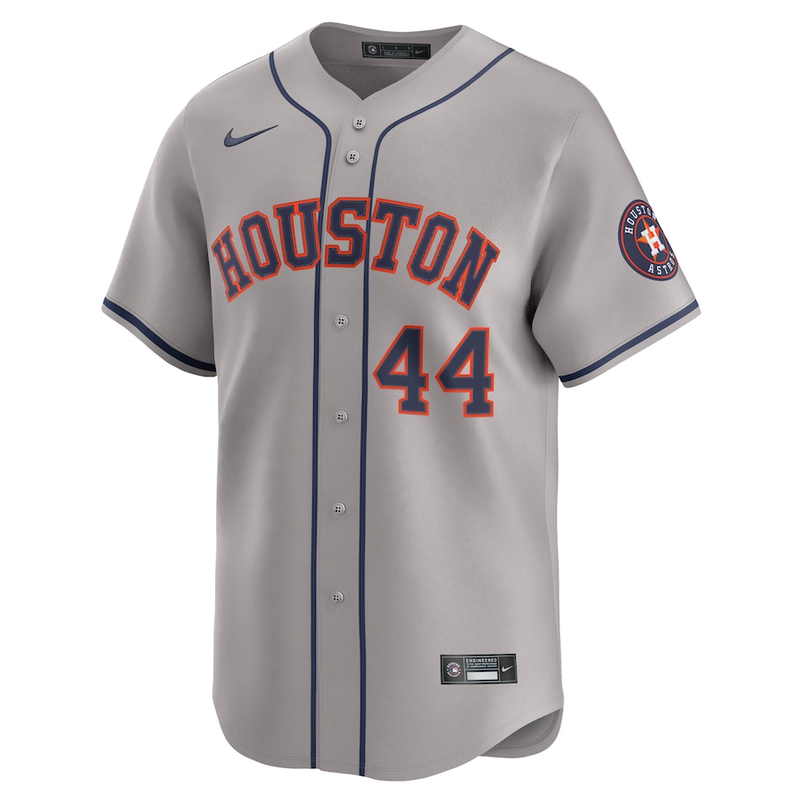 Men's Houston Astros Yordan Alvarez #44 Gray Replica Player Jersey